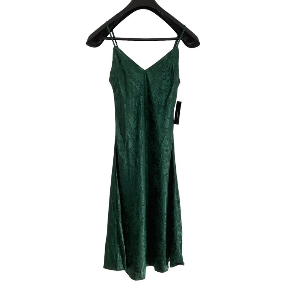 Lulu's Women's Green Spaghetti Strap Slip Dress - Size S